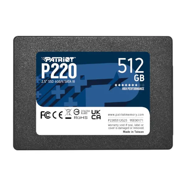 Patriot P220 512Gb 2.5" Ssd 1