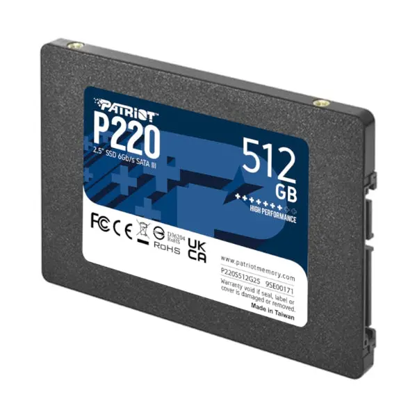 Patriot P220 512Gb 2.5" Ssd 2