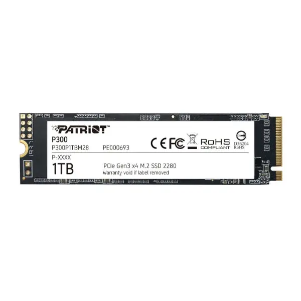 Patriot P300 1Tb M.2 Pcie Nvme Ssd 1