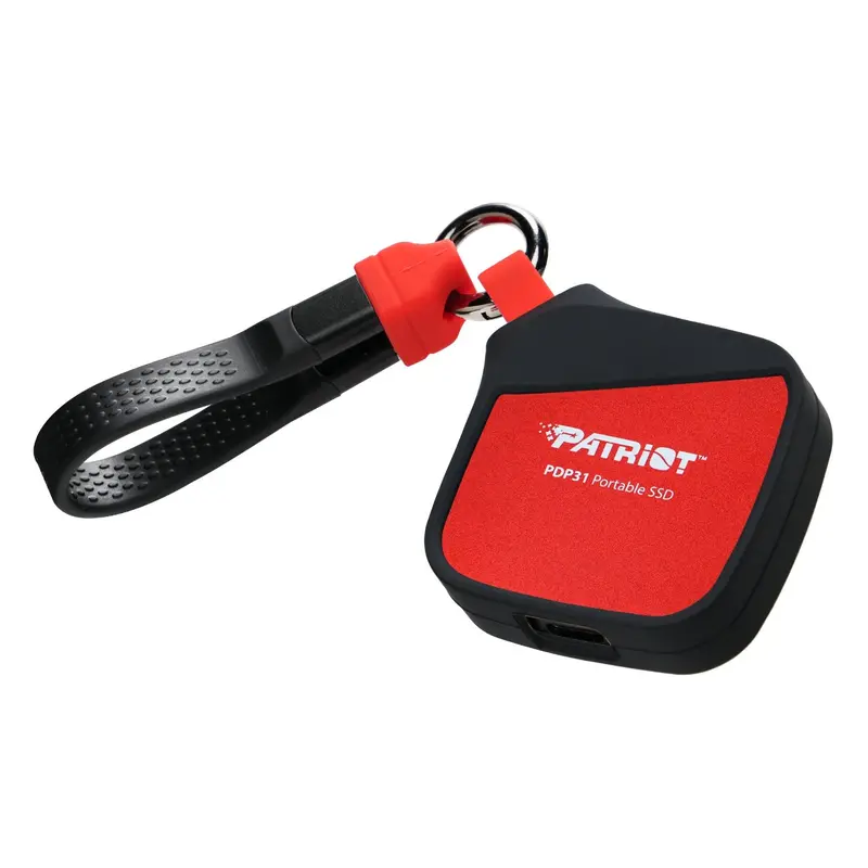 Patriot Pdp31 2Tb Type-C Portable Ssd - Red / Black 1