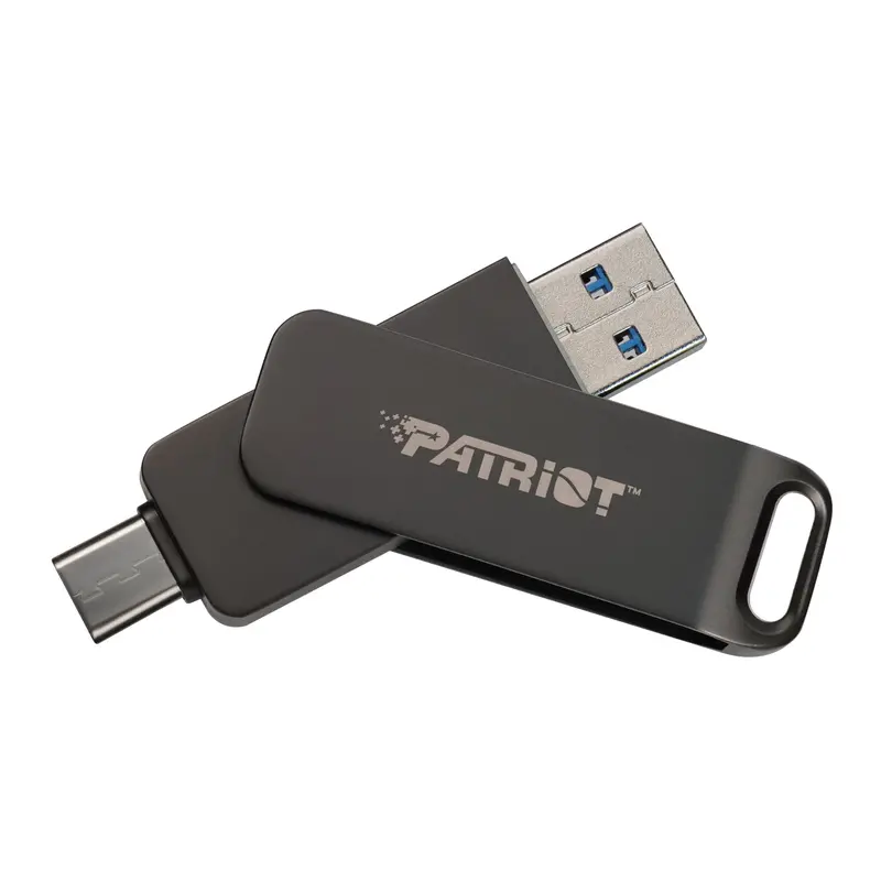 Patriot Rage R550 256Gb Usb3.2 Swing Type A To Type-C Flash Drive 1