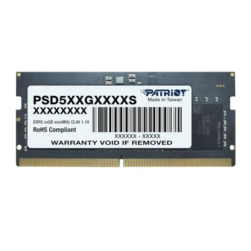 Patriot Signature Line Ddr5 8Gb 4800Mhz Single Rank Sodimm Notebook Memory 1