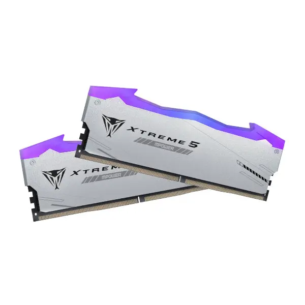 Patriot Viper Xtreme 5 Rgb Mpower 32Gb 6000Mhz Ddr5 Desktop Gaming Memory Kit - Silver 2
