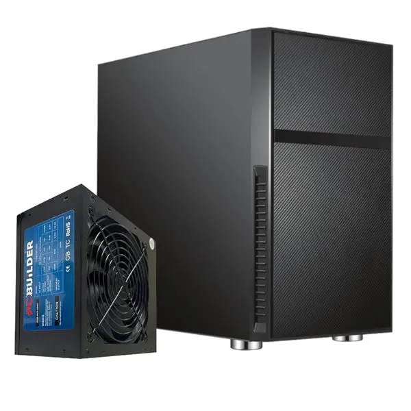 Pcbuilder Black Box Micro-Atx Chassis + 300W Psu 1