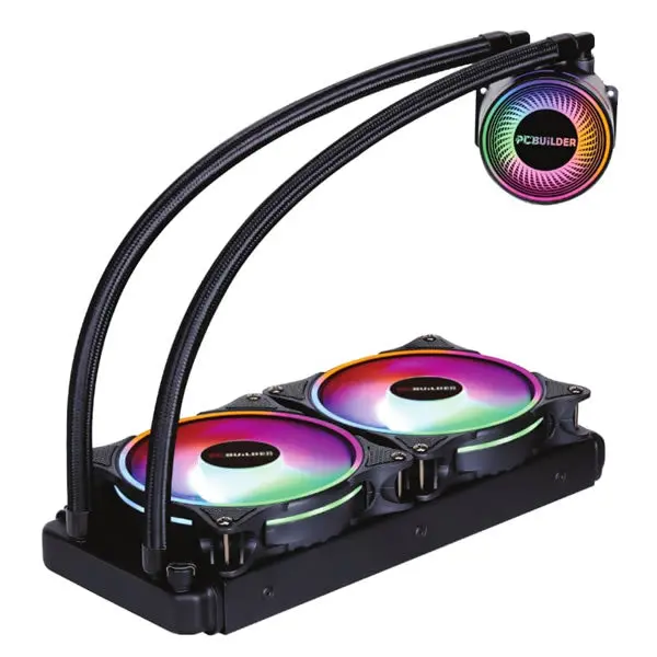 Pcbuilder Hydro Chill 240Mm Aio Liquid Cpu Cooler Argb 1