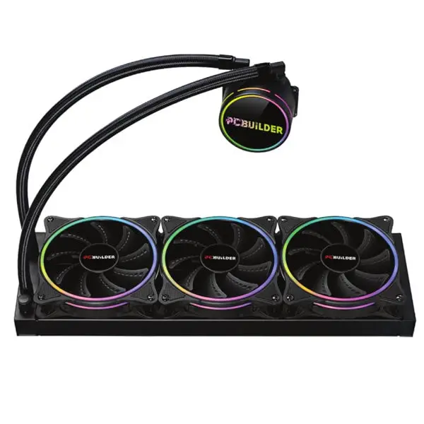 Pcbuilder Hydro Chill 360Mm Aio Liquid Cpu Cooler Argb 1
