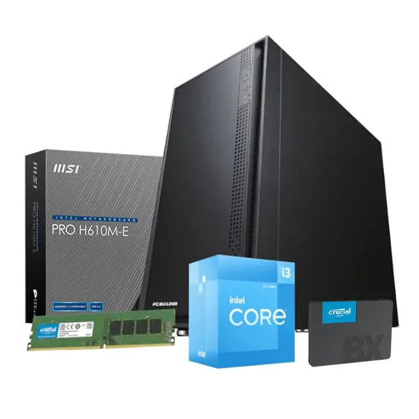 Pcbuilder Intel Core I3-12100 Home Master Windows 11 Desktop Pc 1