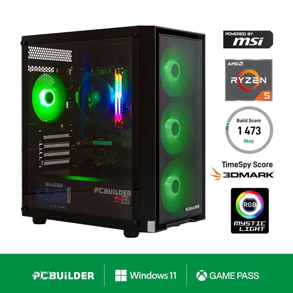 Pcbuilder Ryzen 5 5600Gt Defender Windows 11 Gaming Pc 2
