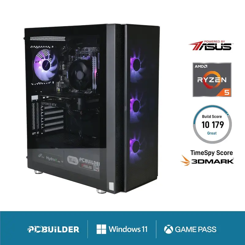 Pcbuilder Ryzen 5 5600X Titan Windows 11 Gaming Pc 2