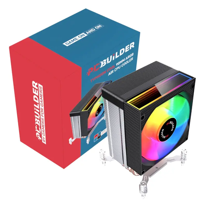 Pcbuilder Tyhpoon Cool 90Mm Air Cpu Cooler - Black 1