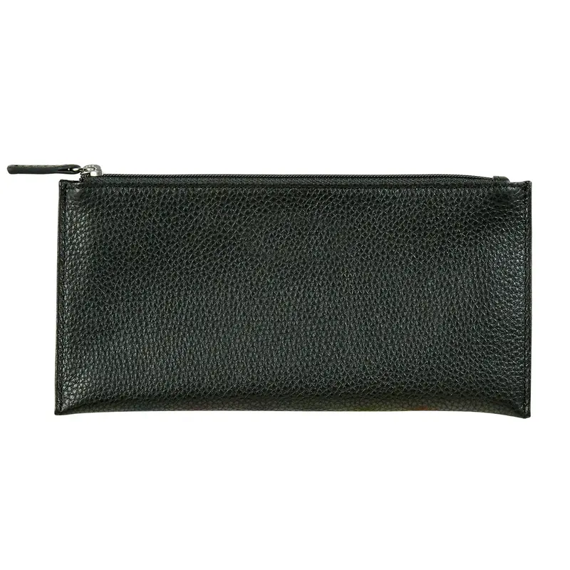 Pebbled Leather Pen Pouch 1