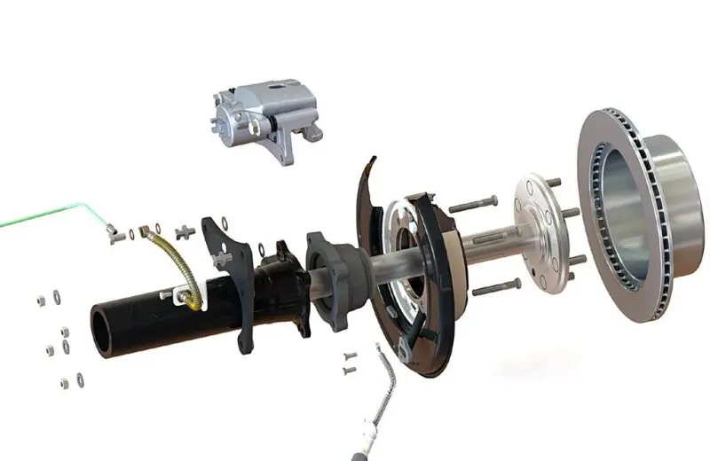 Pedders Rear Disc Brake Conversion Kit 2005-2023 Toyota Tacoma 1