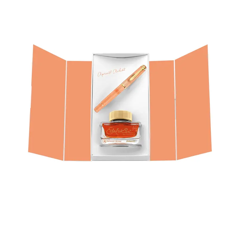 Pelikan M200 Apricot Fountain Pen Gift Set 1