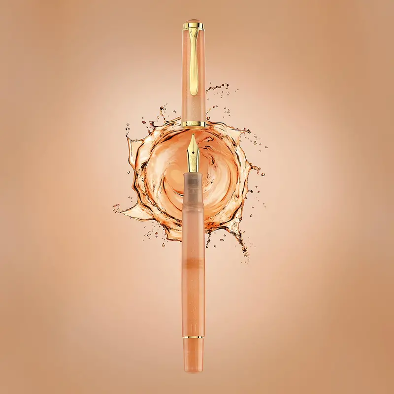 Pelikan M200 Apricot Fountain Pen Gift Set 2