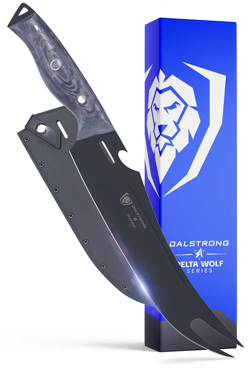 Pitmaster Knife 9" | Delta Wolf Series | Forked Tip & Bottle Opener | Dalstrong © 1