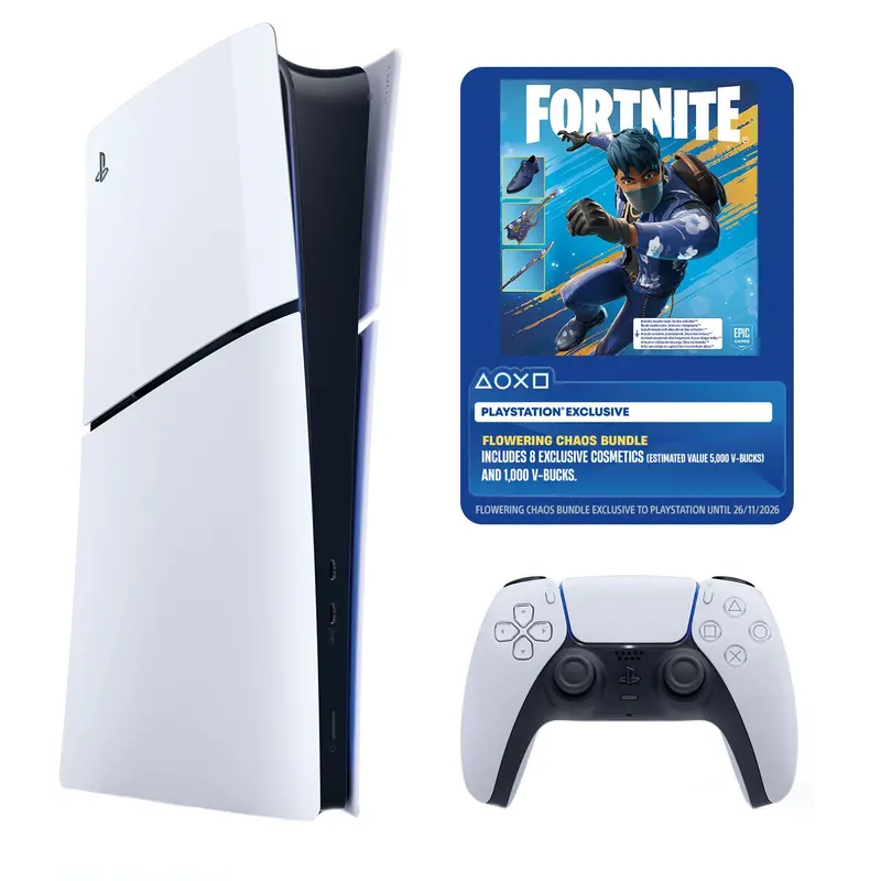 Playstation 5 Slim Console 825Gb Digital Fortnite® Flowering Chaos Bundle 1