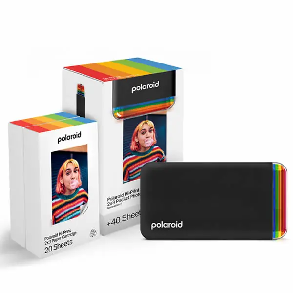 Polaroid Hi-Print Everything Box Black - Generation 2 Portable Printer 1