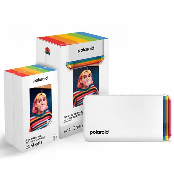 Polaroid Hi-Print Everything Box White - Generation 2 Portable Printer 1
