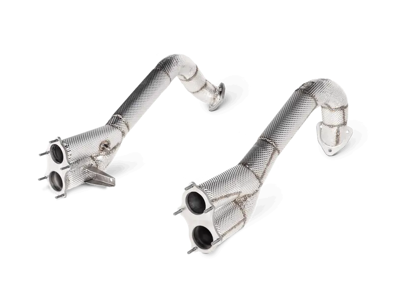 Porsche 718 Cayman Gt4, Gts 4.0 & Boxster Gts 4.0 Link Pipe Set By Akrapovic 1