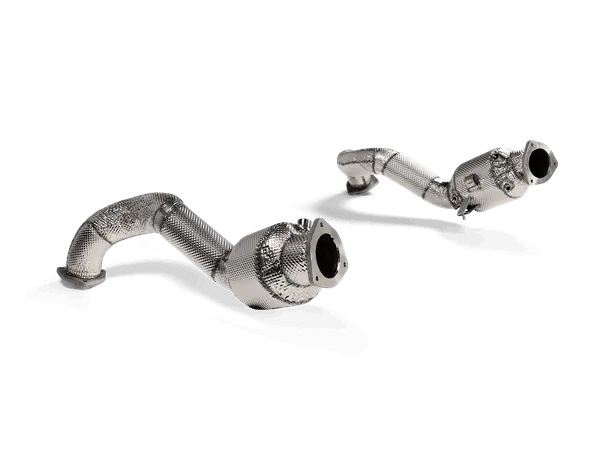 Porsche 718 Cayman Gt4 Rs & Spyder Rs Link Pipe Set By Akrapovic 1