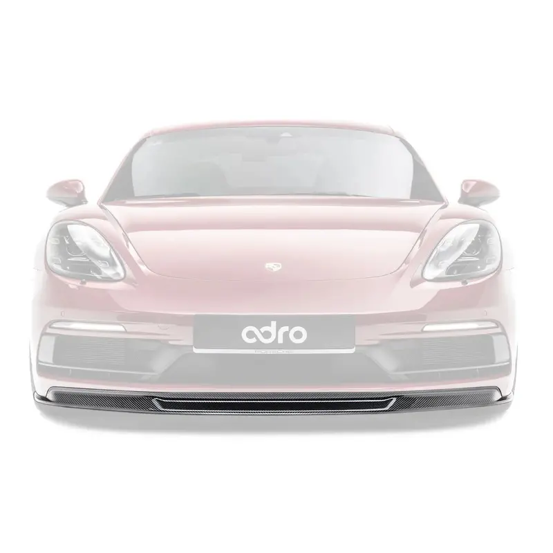 Porsche 718 Pre-Preg Carbon Fibre Front Lip By Adro 1
