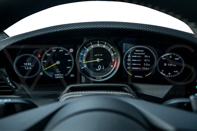 Porsche 911 Gt3 / Gt3 Rs Instrument Cluster Screen Protection Film Kit (992) 1