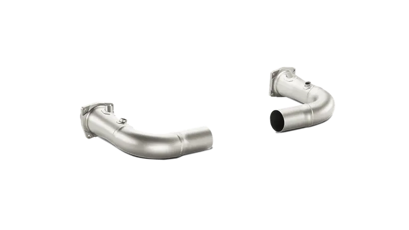 Porsche 911 Turbo & Turbo S 991.1 Link Pipe Set W/O Cat By Akrapovic 1