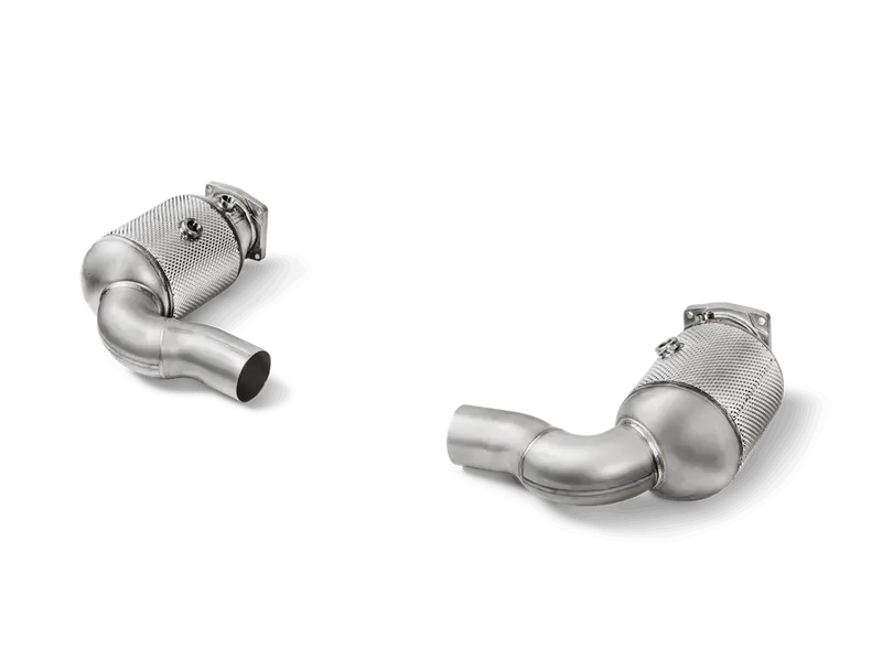Porsche 911 Turbo & Turbo S 991.2 Link Pipe Set By Akrapovic 1