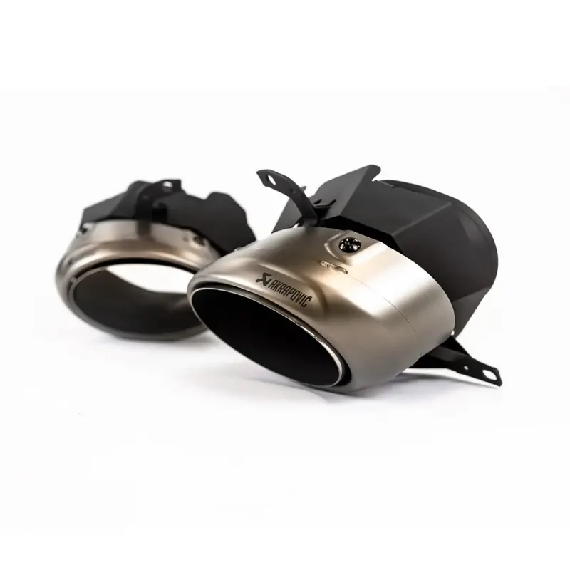 Porsche 911 Turbo, Turbo S, Cabriolet & Sport Classic 992 Exhaust Tips By Akrapovic 1