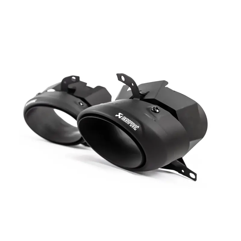 Porsche 911 Turbo, Turbo S & Sport Classic 992.1 Exhaust Tips By Akrapovic 1