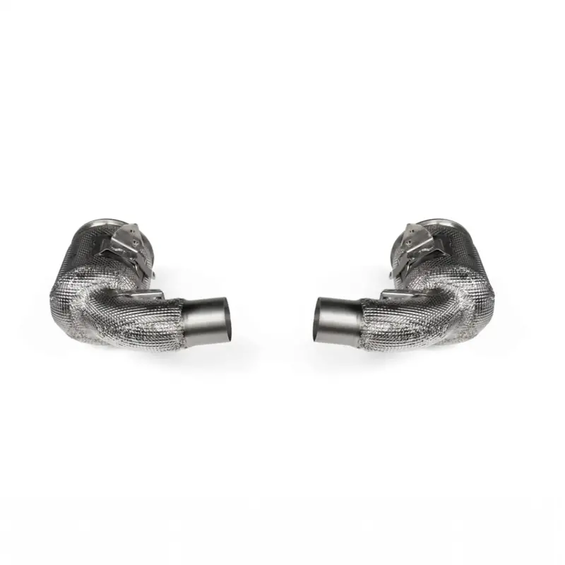 Porsche 911 Turbo, Turbo S & Sport Classic 992.1 Link Pipe Set By Akrapovic 1