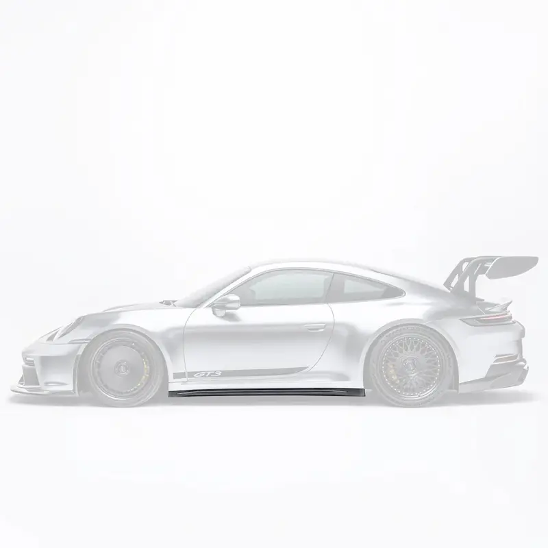 Porsche 992.1 Gt3 Pre-Preg Carbon Fibre Side Skirts By Adro 1