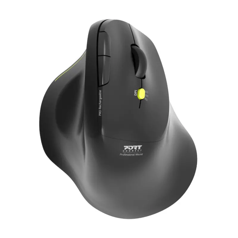 Port Connect 2.4Ghz Wireless Ergo Soft Bluetooth Rechargeable Mouse 1