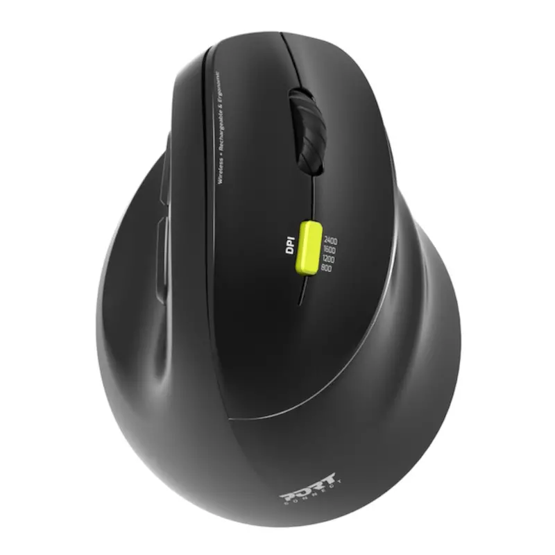 Port Connect Ergo Shape Bluetooth Rechargeable Mouse 1