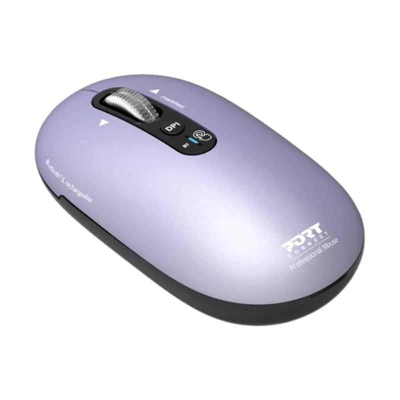 Port Connect Pure Mac Rechargeable Wireless And Bluetooth Mouse - Iris 2