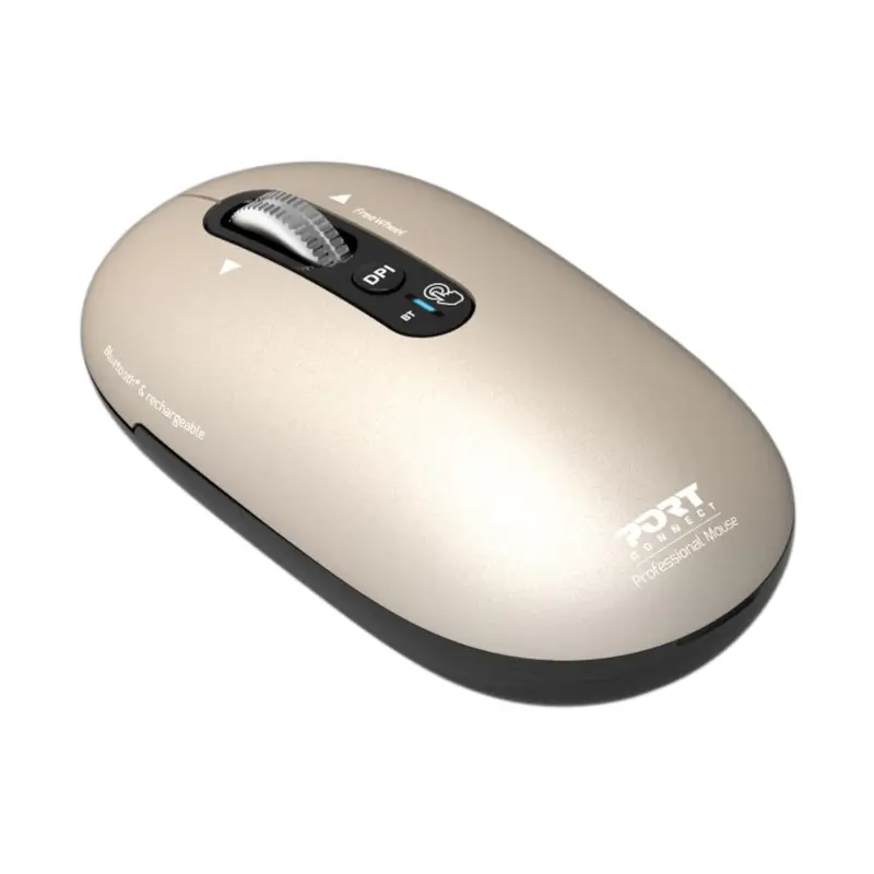 Port Connect Pure Mac Rechargeable Wireless And Bluetooth Mouse - Pearl 2