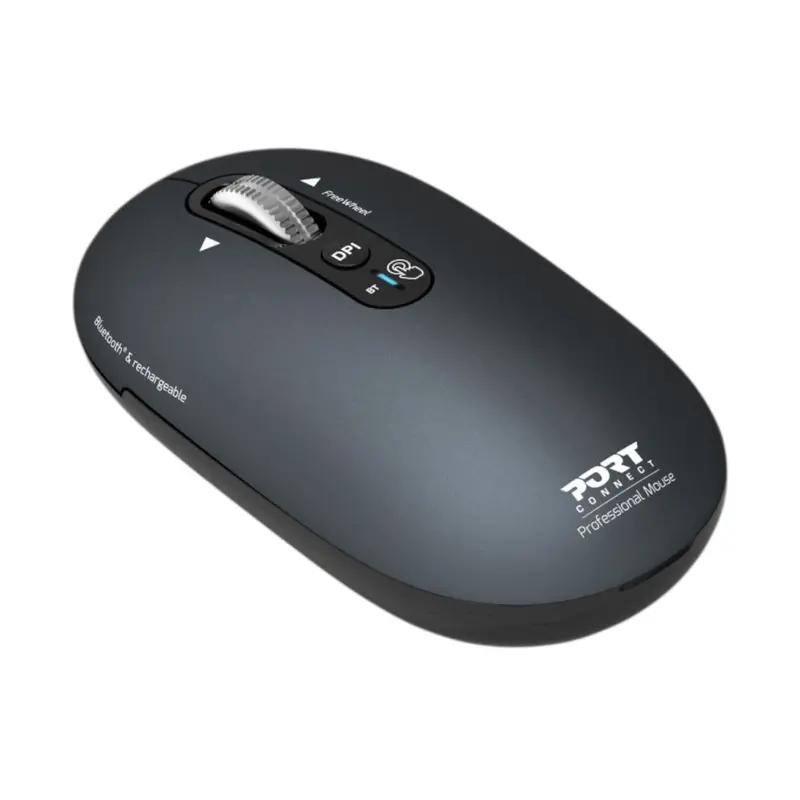 Port Connect Pure Mac Rechargeable Wireless And Bluetooth Mouse - Shadow 2
