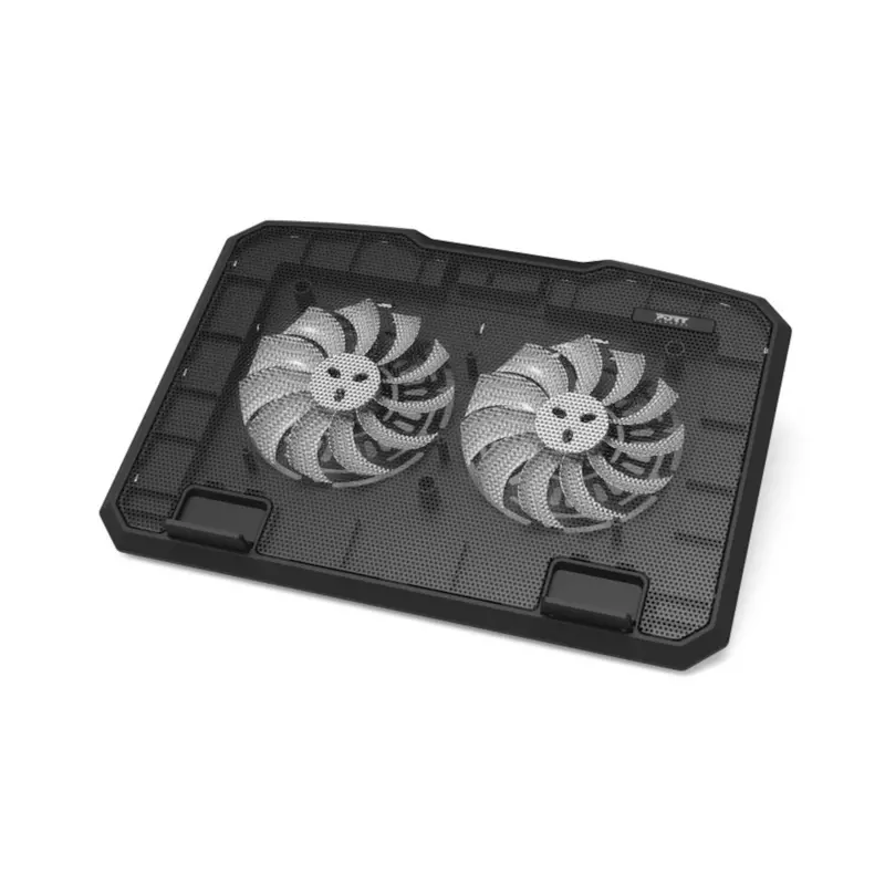 Port Ergonomic Notebook Cooler Pro, With Dual Fans And Usb Ports 1