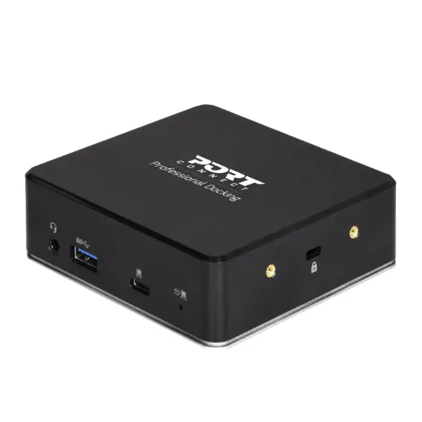 Port Usb Type-C To 1 X Rj45|2 X Usb3.1 Gen1|2 X Hdmi|1 X Type-C|1 X Usb3.1 Gen1 | Apple Charging 2.4A|1 X Aux Dock - Black 1