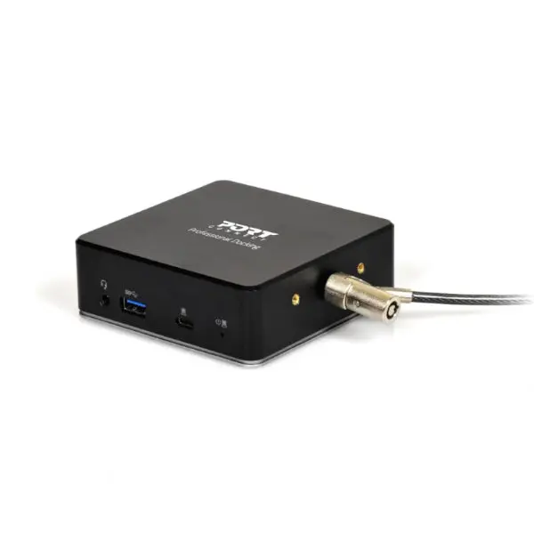 Port Usb Type-C To 1 X Rj45|2 X Usb3.1 Gen1|2 X Hdmi|1 X Type-C|1 X Usb3.1 Gen1 | Apple Charging 2.4A|1 X Aux Dock - Black 2