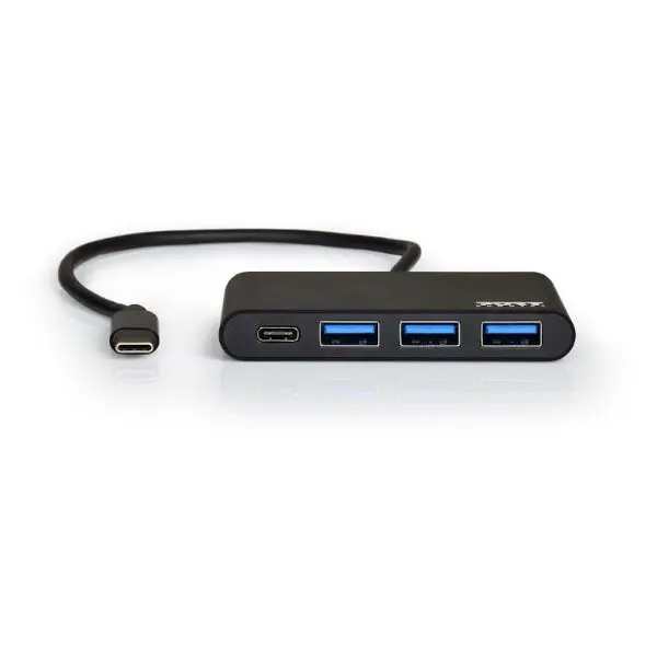 Port Usb Type-C To 3 X Usb3.0 And 1 X Type-C Pd 30Cm 4 Port Hub - Black 2