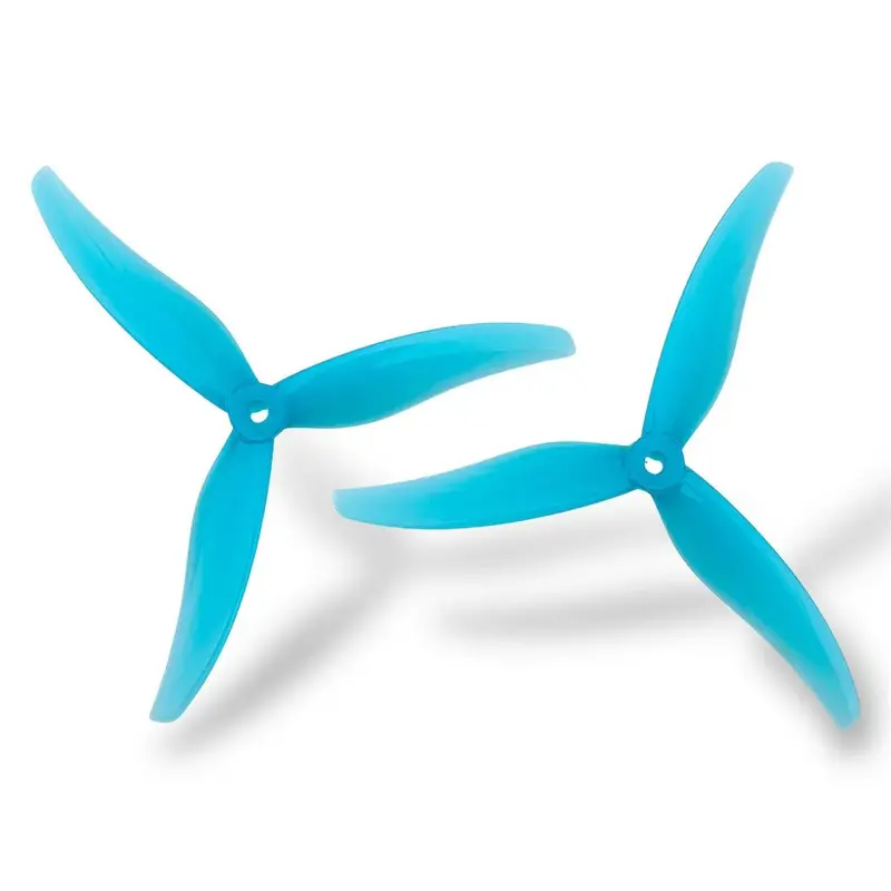 Pro-Range 5536 Hurricane Pc 3-Blade Propellers (Clear Blue) – 2Cw + 2Ccw Drone Propeller Set 2