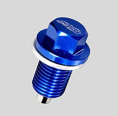 Project Kics Honda/Suzuki/Mazda/Mitsubishi Blue Magnetic Drain Bolt - M14x1.50 1
