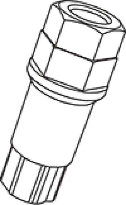 Project Kics Key Adapter For Monolith M14 Nut - Key 1