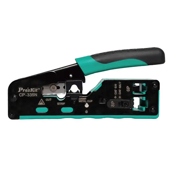 Pro's Kit 3-In-1 Cut, Strip And Crimp Tool - Net-Cp335n 1