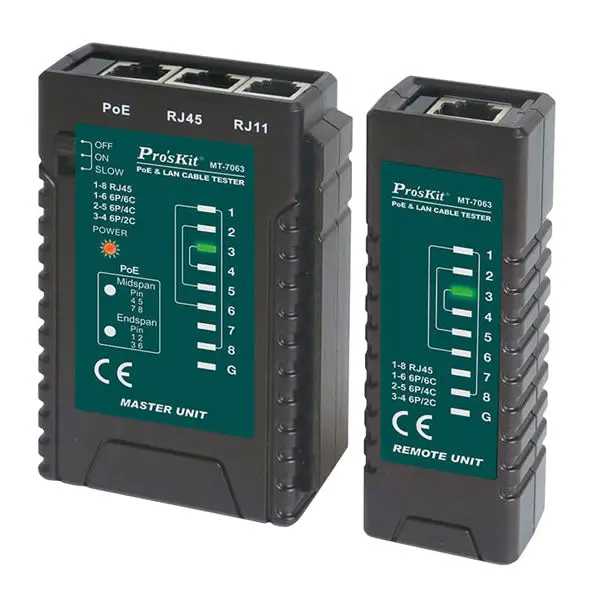 Pro's Kit Poe And Lan Cable Tester - Mt-7063 1