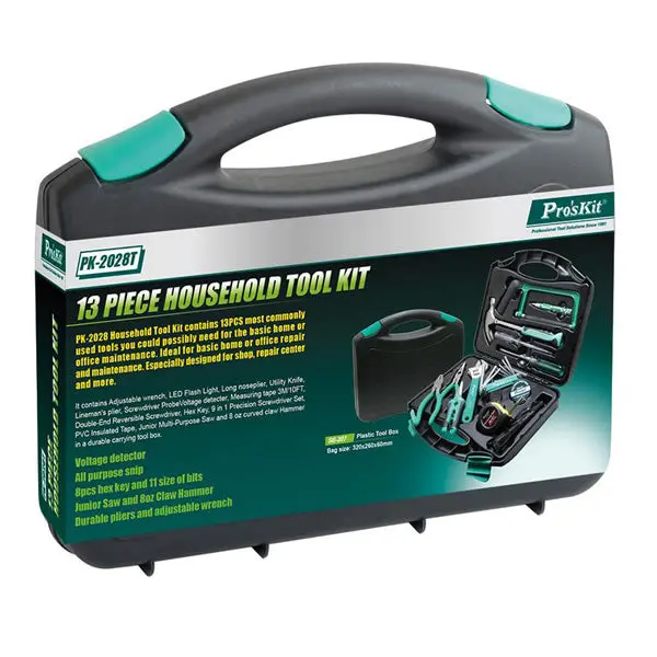 Pro'skit 13-Piece Household Toolkit 2