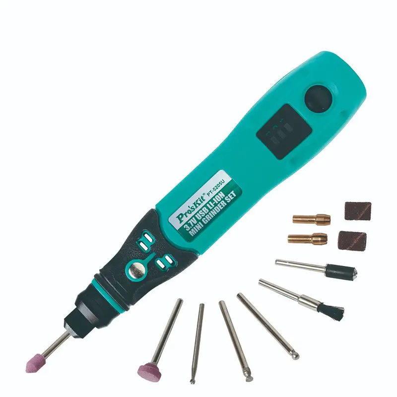 Pro'skit 3.7V Usb Li-Ion Mini Grinder Set 1