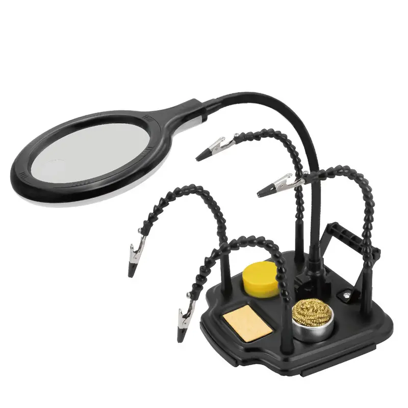 Pro'skit Soldering Helping Hand With Led Magnifier 1