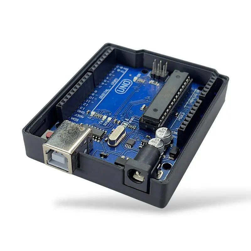 Protective Case For Arduino Uno Smd/Dip Board Standard Size (Without Uno) | Arduino Uno R3 Enclosure Case 3D Printed 1